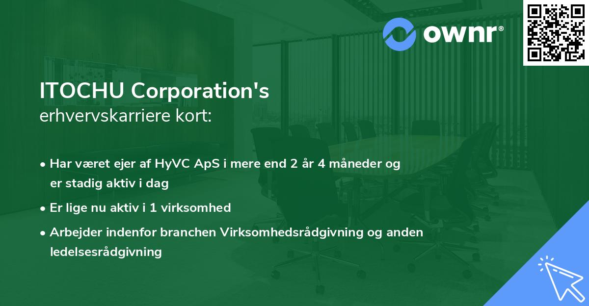 ITOCHU Corporation's erhvervskarriere kort