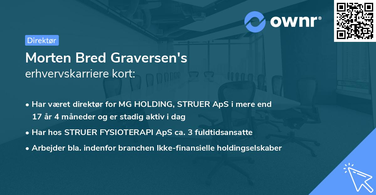 Morten Bred Graversen's erhvervskarriere kort