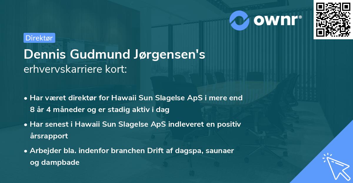 Dennis Gudmund Jørgensen's erhvervskarriere kort