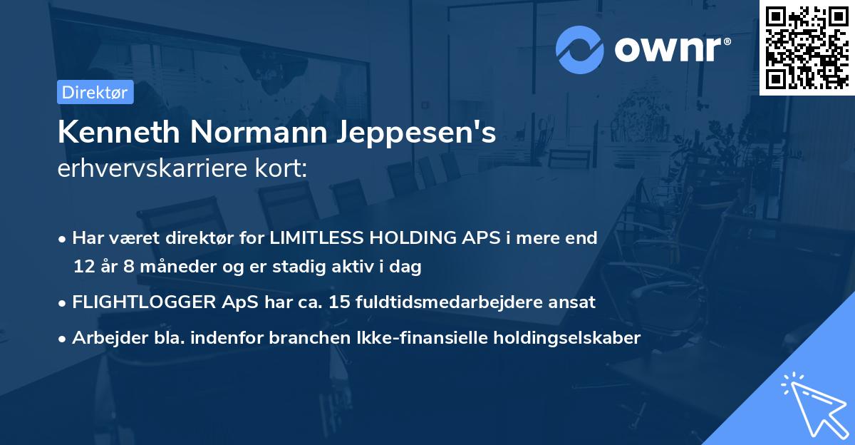 Kenneth Normann Jeppesen's erhvervskarriere kort