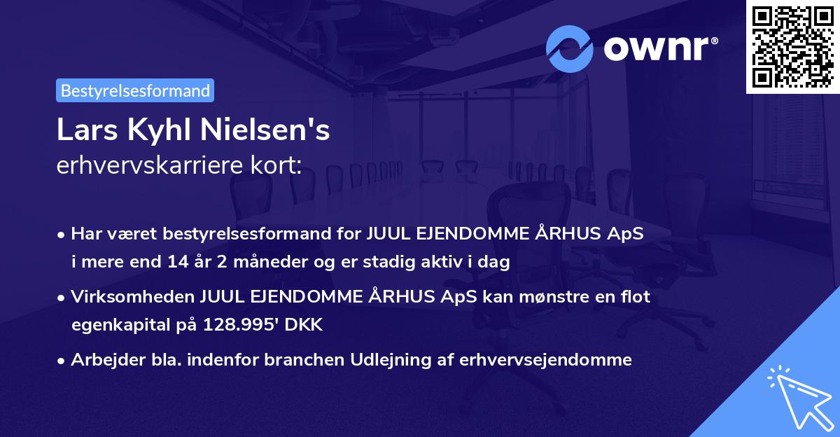 Lars Kyhl Nielsen's erhvervskarriere kort