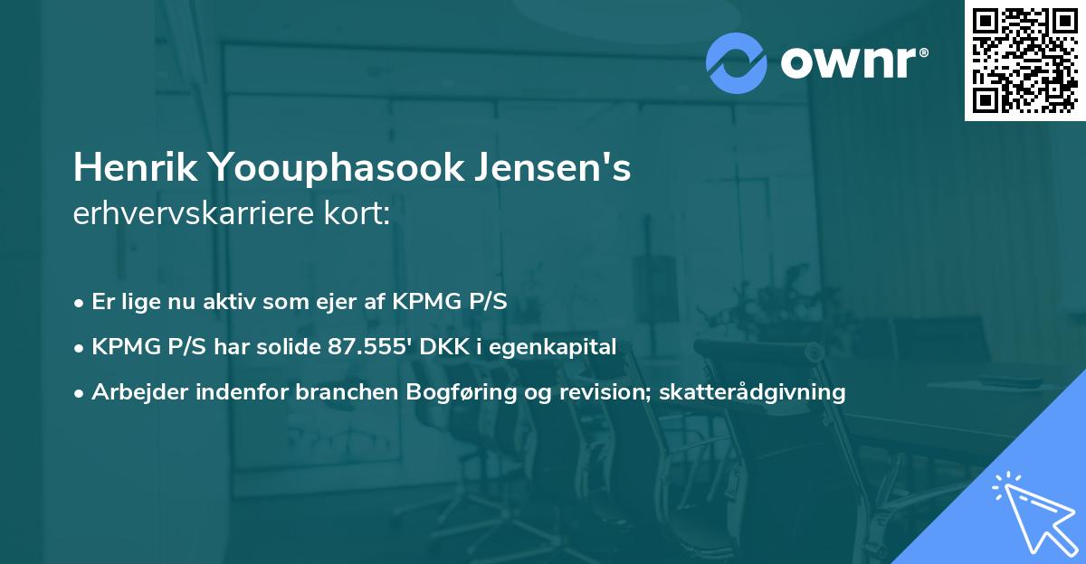 Henrik Yoouphasook Jensen's erhvervskarriere kort