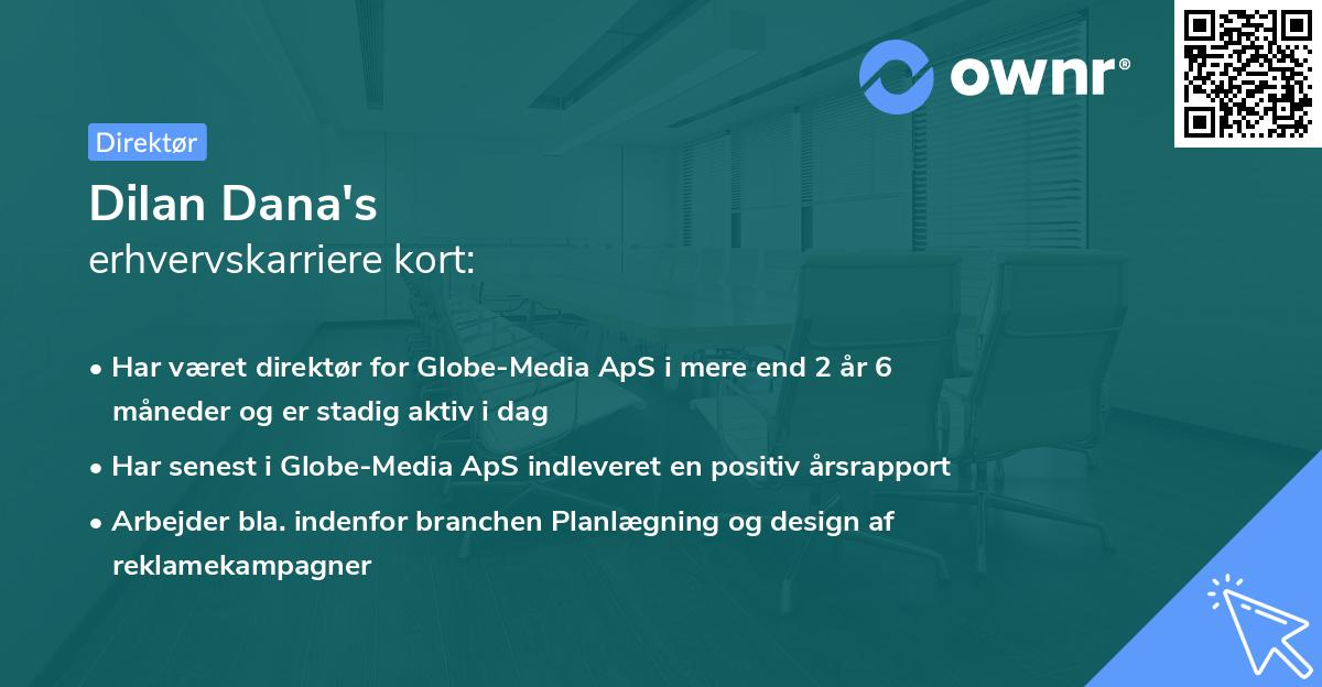 Dilan Dana's erhvervskarriere kort