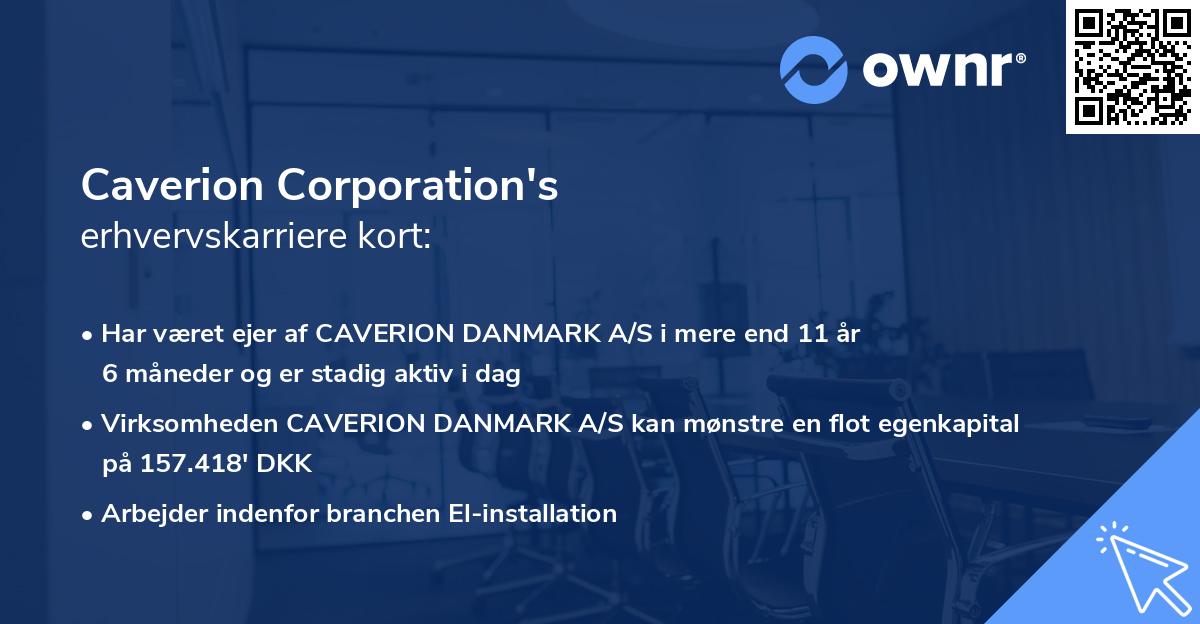 Caverion Corporation's erhvervskarriere kort