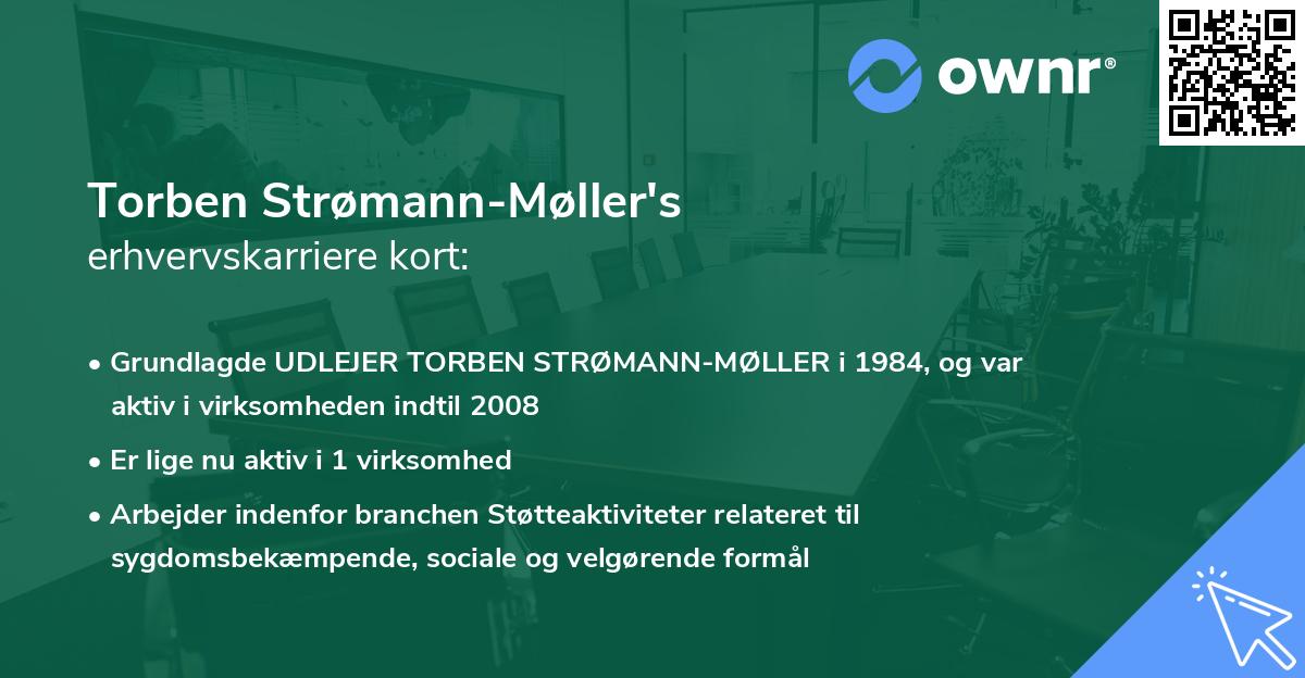 Torben Strømann-Møller's erhvervskarriere kort