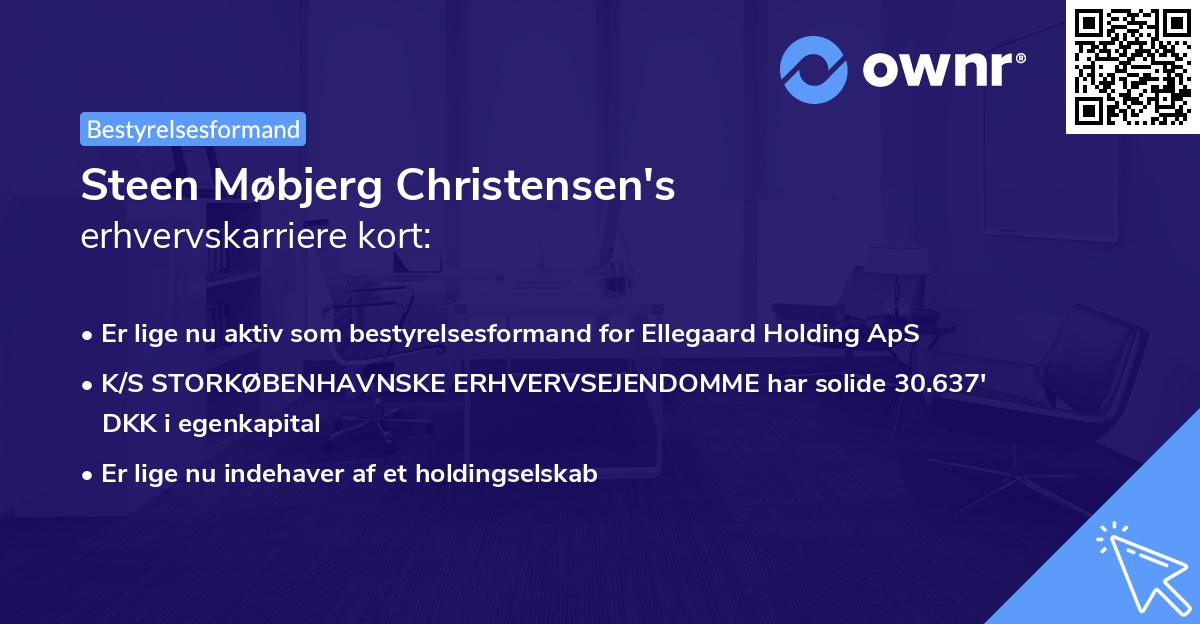 Steen Møbjerg Christensen's erhvervskarriere kort