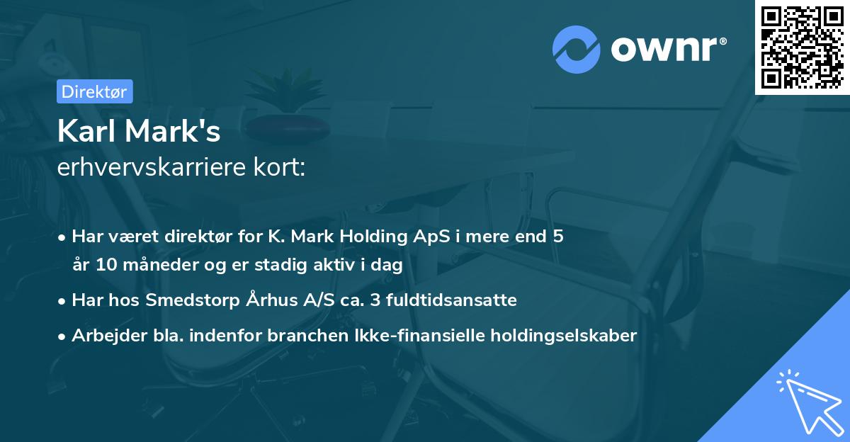 Karl Mark's erhvervskarriere kort