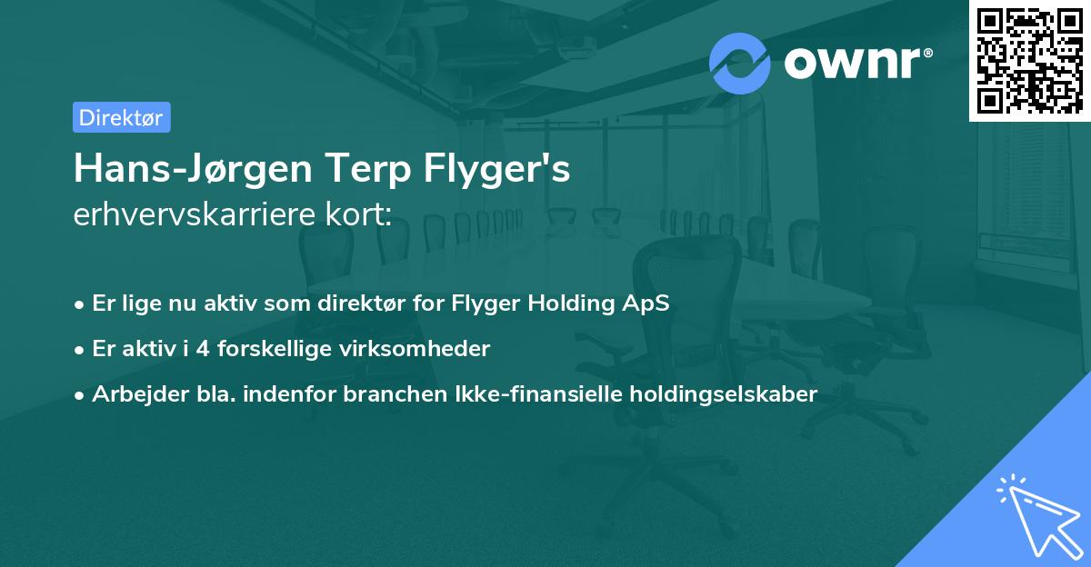 Hans-Jørgen Terp Flyger's erhvervskarriere kort