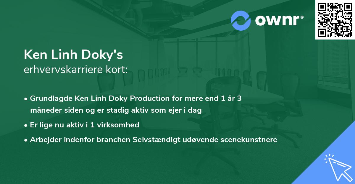 Ken Linh Doky's erhvervskarriere kort