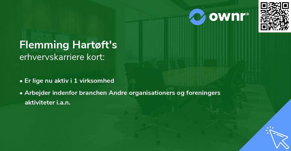 Flemming Hartøft's erhvervskarriere kort