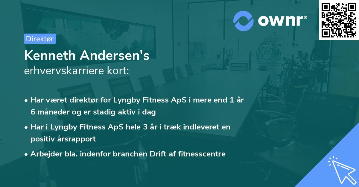 Kenneth Andersen's erhvervskarriere kort