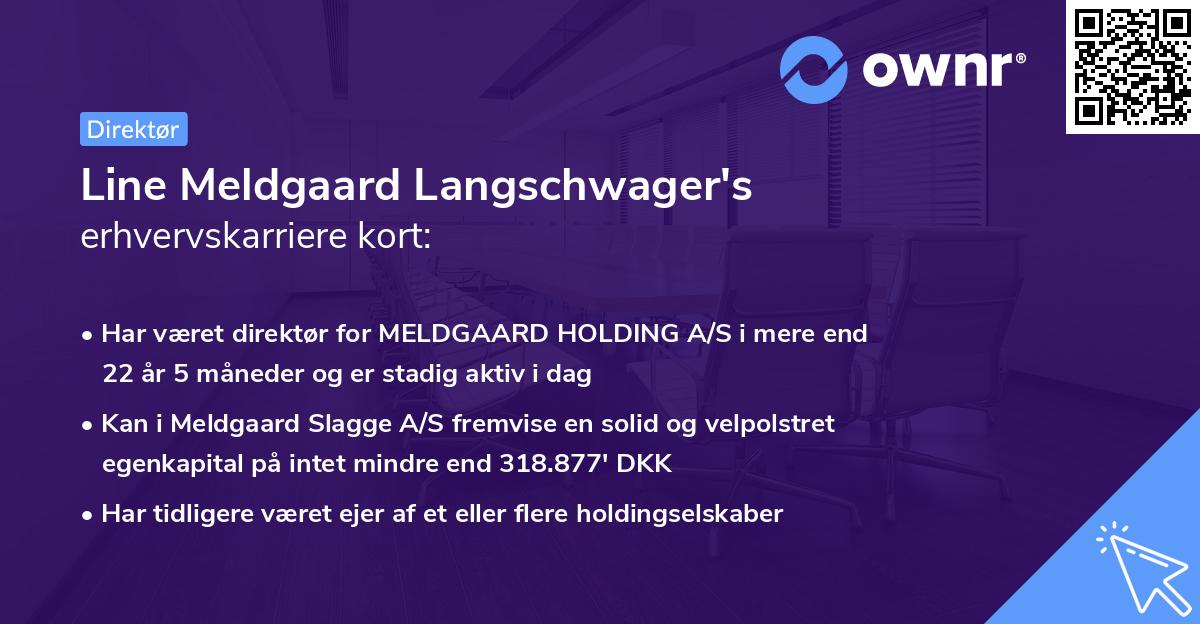 Line Meldgaard Langschwager's erhvervskarriere kort