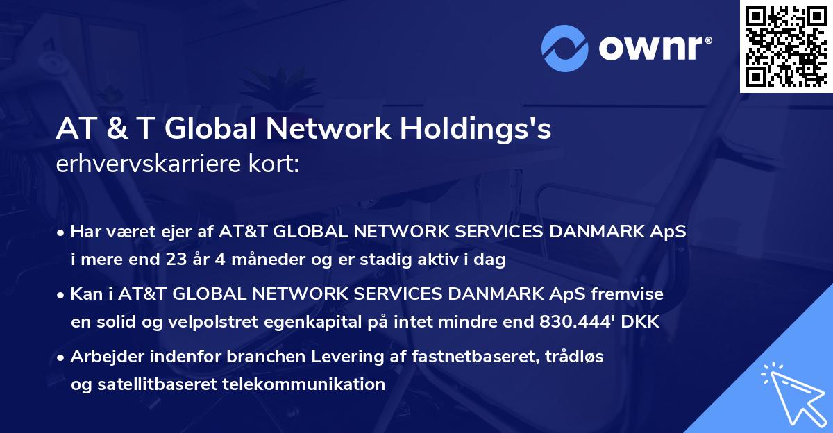 AT & T Global Network Holdings's erhvervskarriere kort