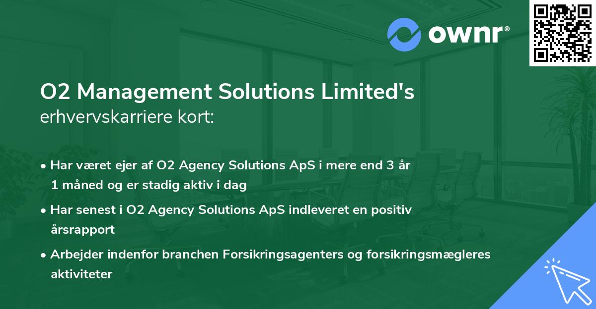 O2 Management Solutions Limited's erhvervskarriere kort