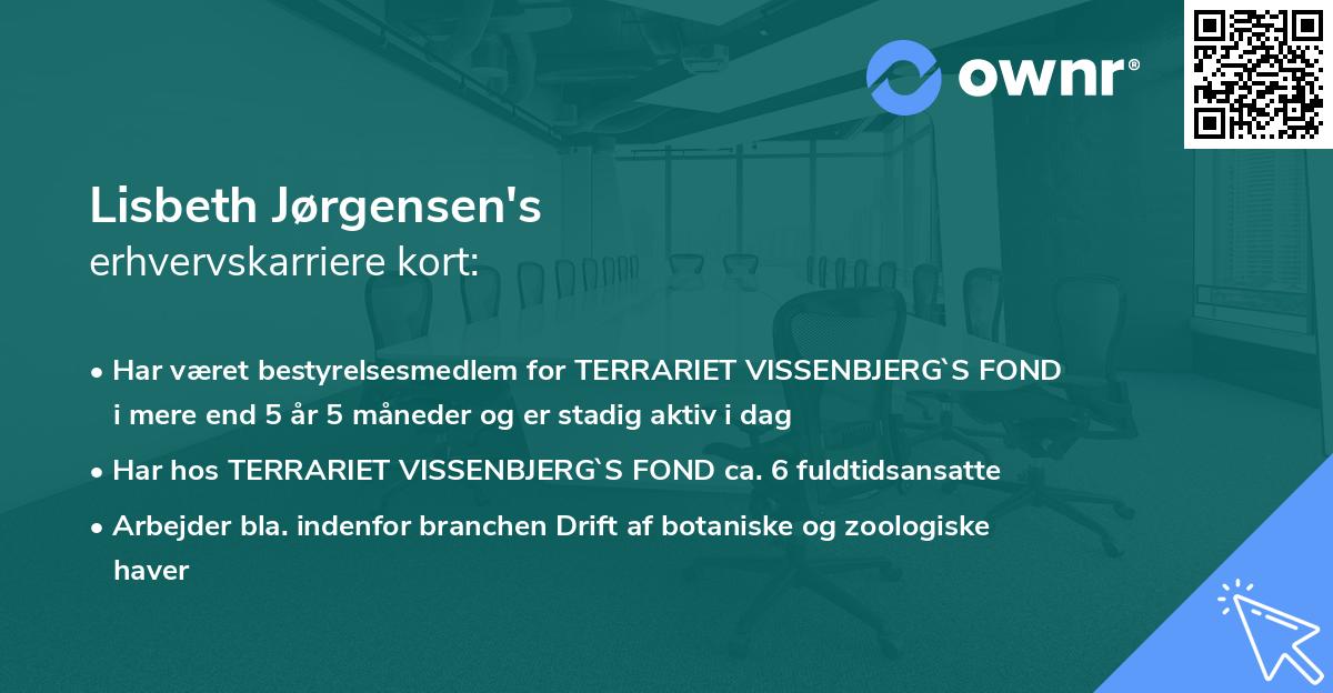 Lisbeth Jørgensen's erhvervskarriere kort