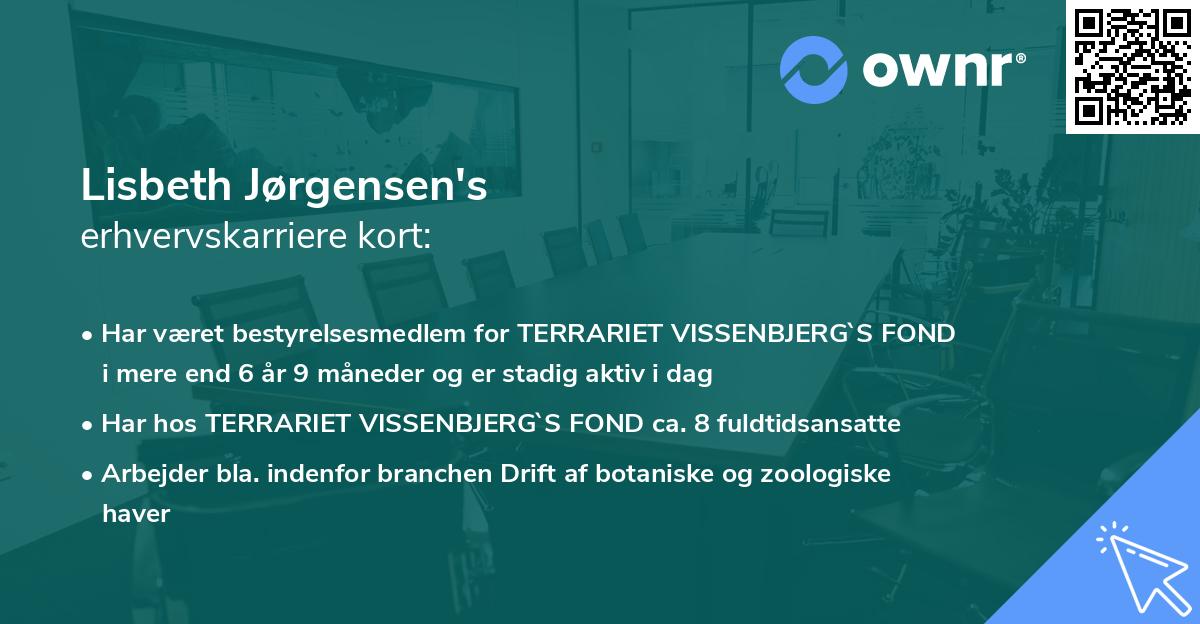 Lisbeth Jørgensen's erhvervskarriere kort