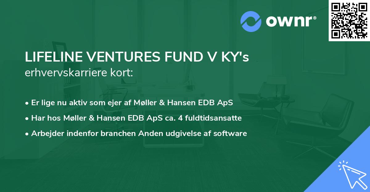 LIFELINE VENTURES FUND V KY's erhvervskarriere kort