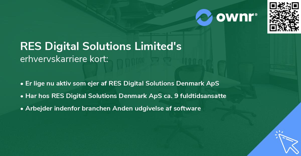 RES Digital Solutions Limited's erhvervskarriere kort