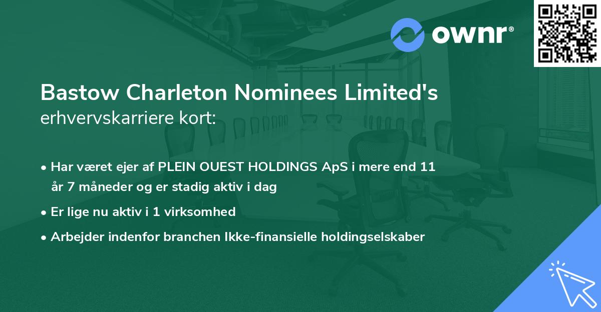 Bastow Charleton Nominees Limited's erhvervskarriere kort