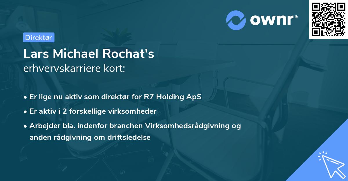 Lars Michael Rochat's erhvervskarriere kort