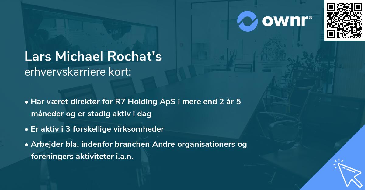 Lars Michael Rochat's erhvervskarriere kort