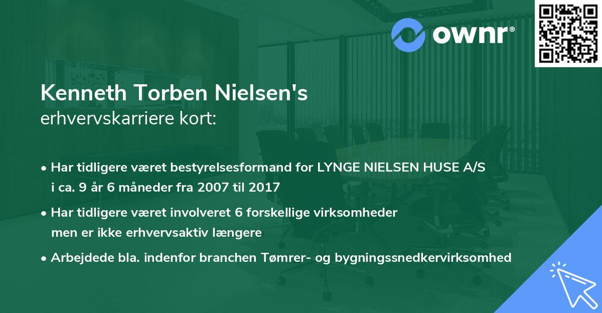Kenneth Torben Nielsen's erhvervskarriere kort