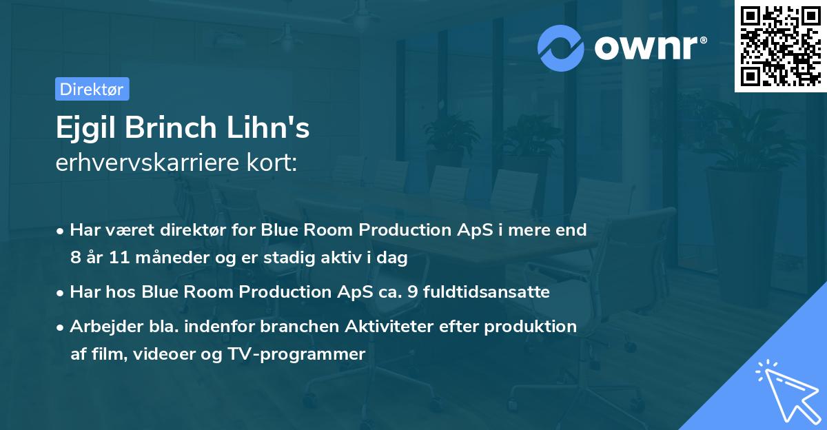 Ejgil Brinch Lihn's erhvervskarriere kort