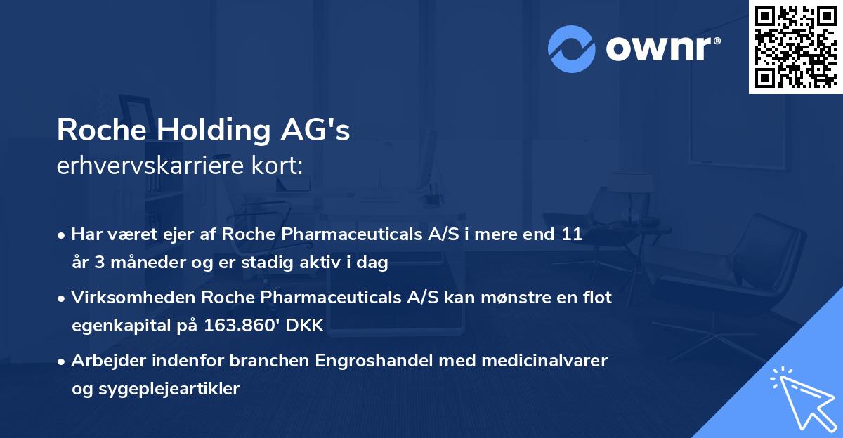 Roche Holding AG's erhvervskarriere kort