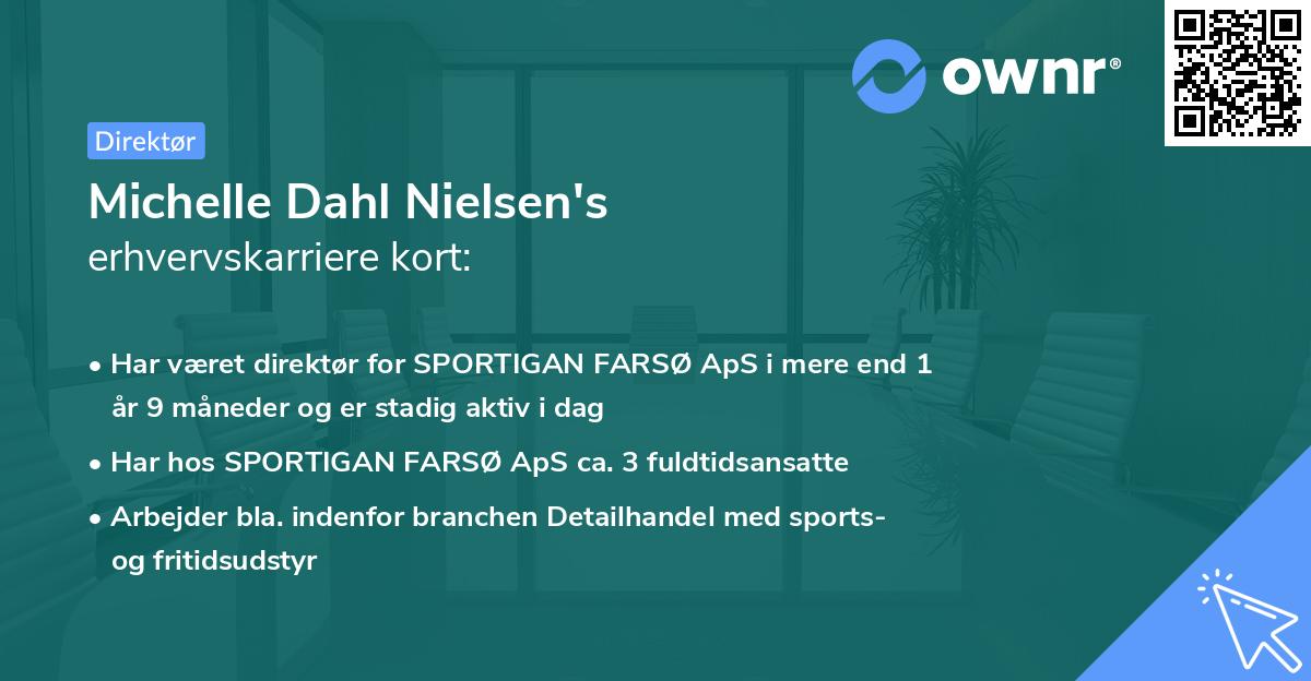 Michelle Dahl Nielsen's erhvervskarriere kort