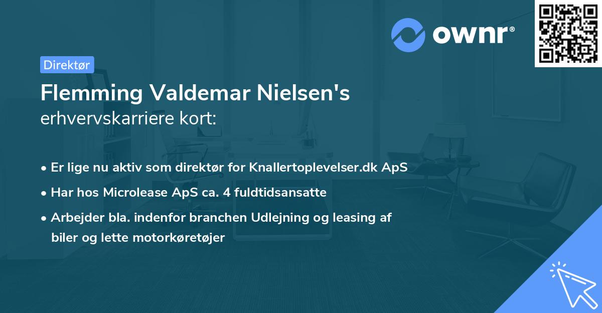 Flemming Valdemar Nielsen's erhvervskarriere kort