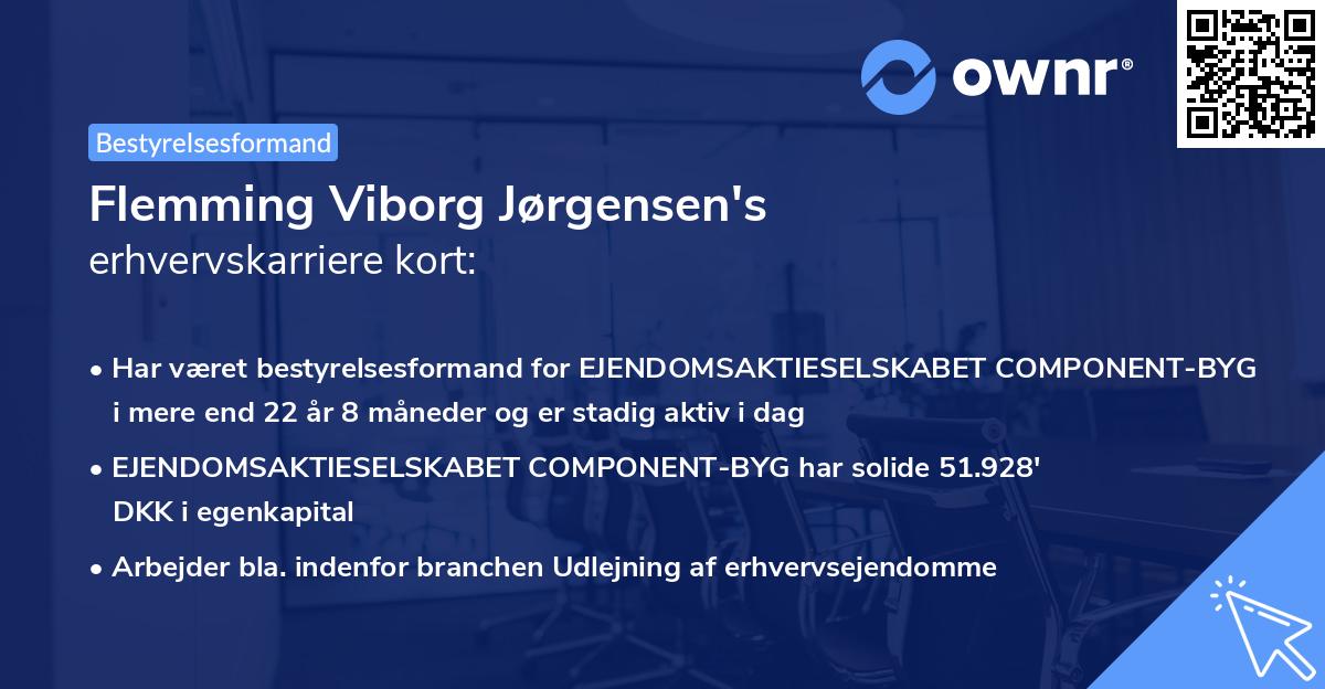 Flemming Viborg Jørgensen's erhvervskarriere kort