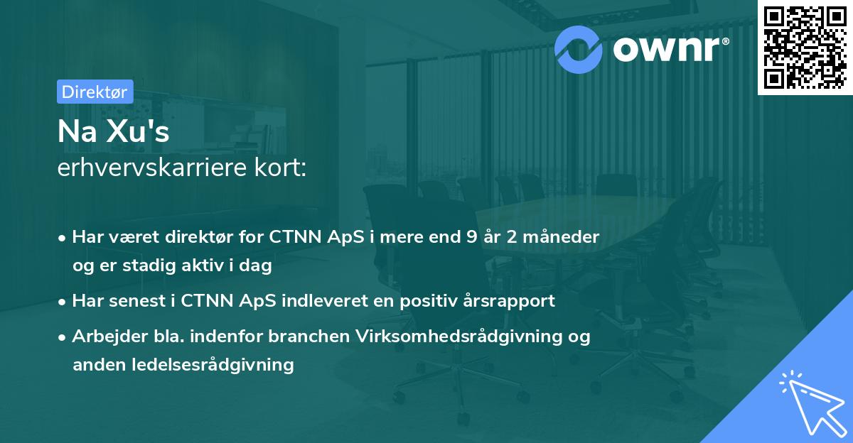 Na Xu's erhvervskarriere kort