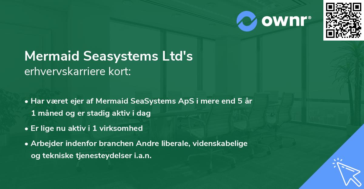 Mermaid Seasystems Ltd's erhvervskarriere kort