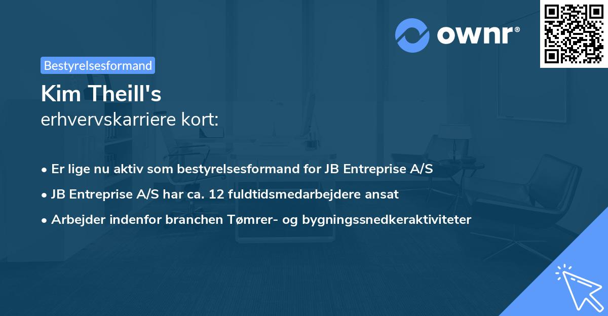 Kim Theill's erhvervskarriere kort