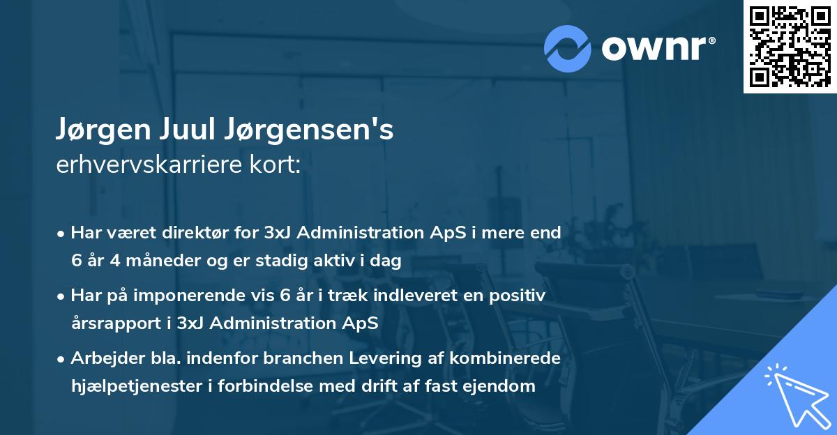 Jørgen Juul Jørgensen's erhvervskarriere kort
