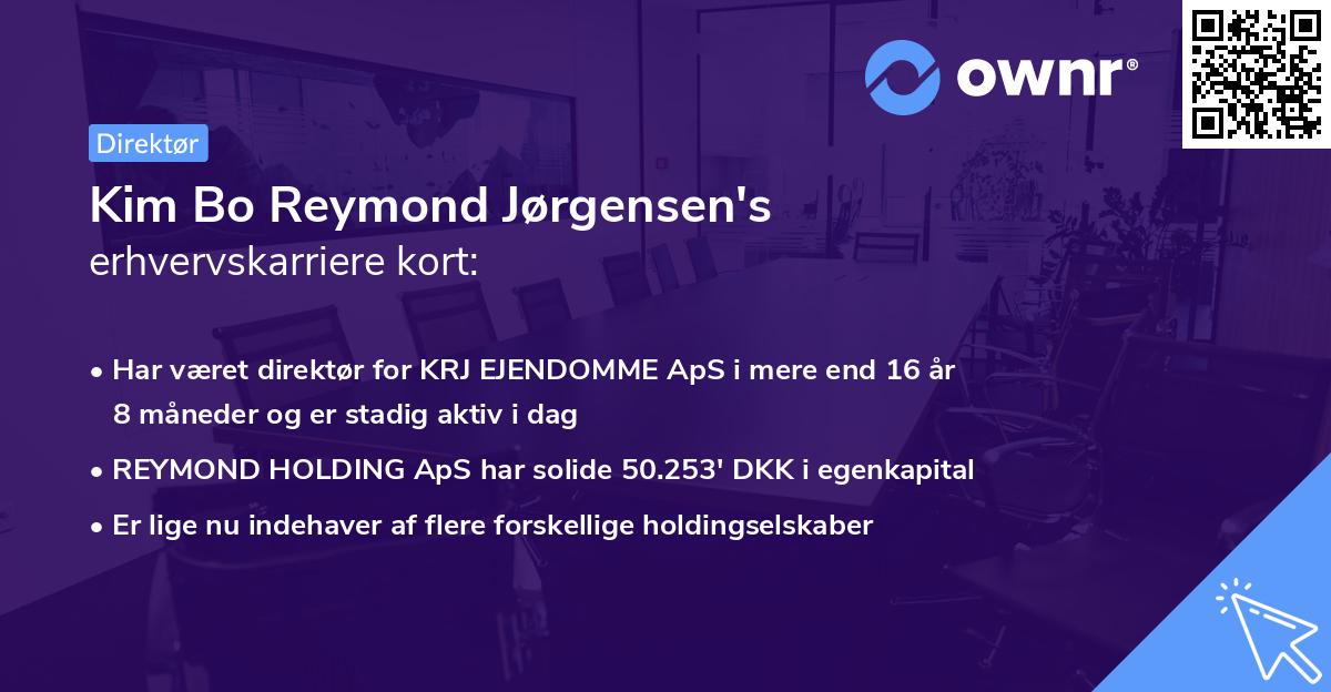 Kim Bo Reymond Jørgensen's erhvervskarriere kort