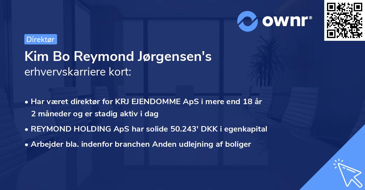Kim Bo Reymond Jørgensen's erhvervskarriere kort