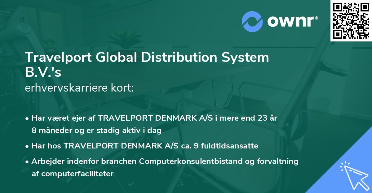 Travelport Global Distribution System B.V.'s erhvervskarriere kort