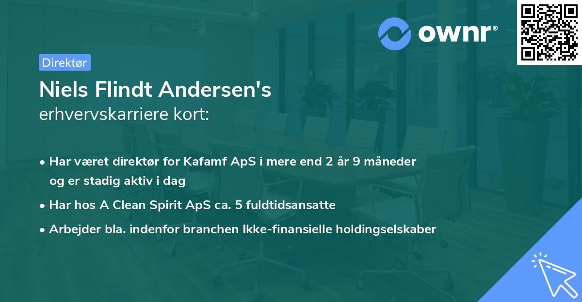 Niels Flindt Andersen's erhvervskarriere kort