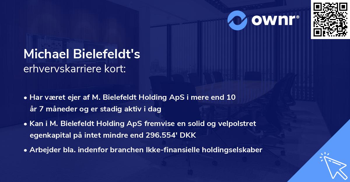 Michael Bielefeldt's erhvervskarriere kort