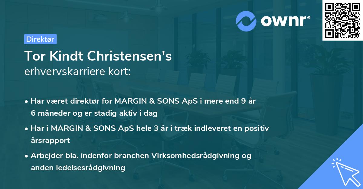 Tor Kindt Christensen's erhvervskarriere kort