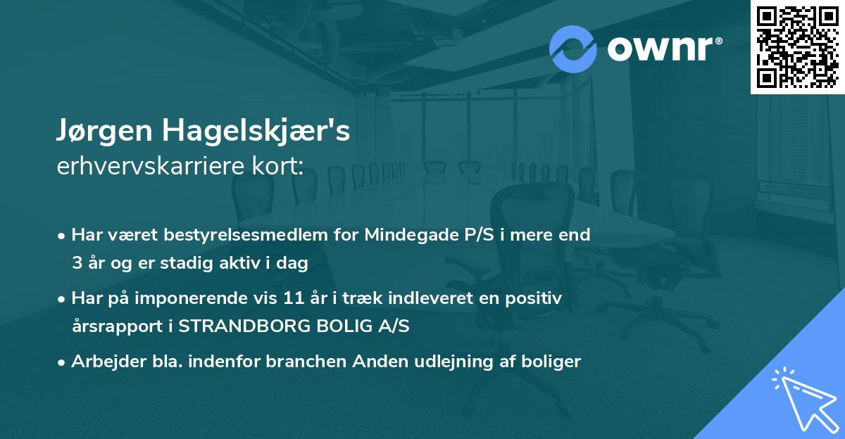 Jørgen Hagelskjær's erhvervskarriere kort
