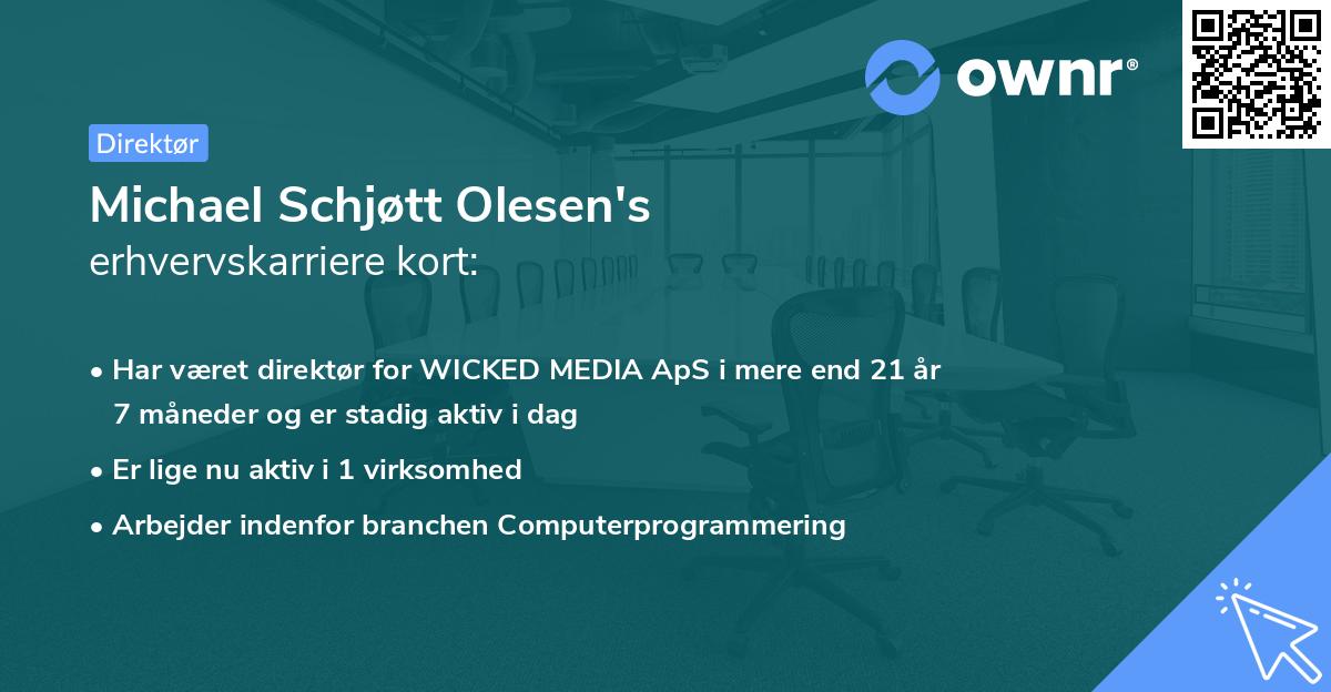 Michael Schjøtt Olesen's erhvervskarriere kort