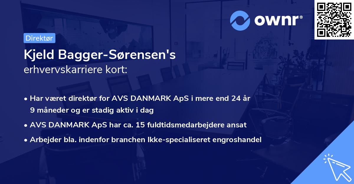Kjeld Bagger-Sørensen's erhvervskarriere kort