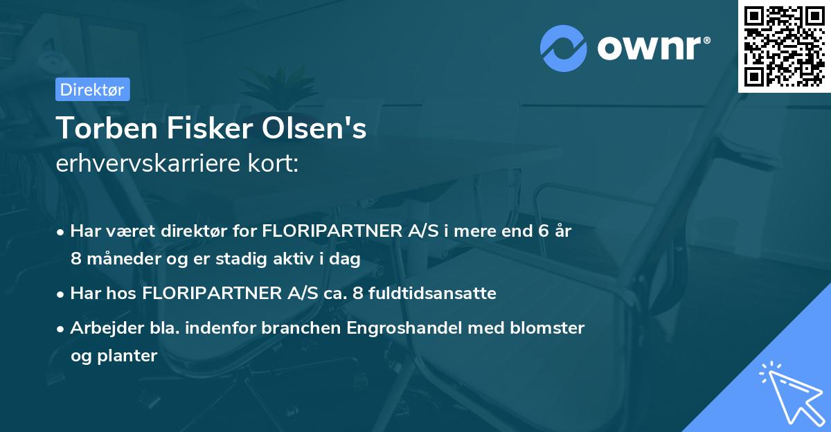 Torben Fisker Olsen's erhvervskarriere kort