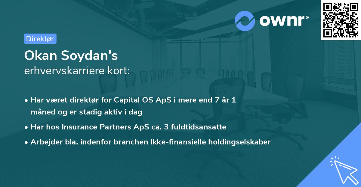 Okan Soydan's erhvervskarriere kort