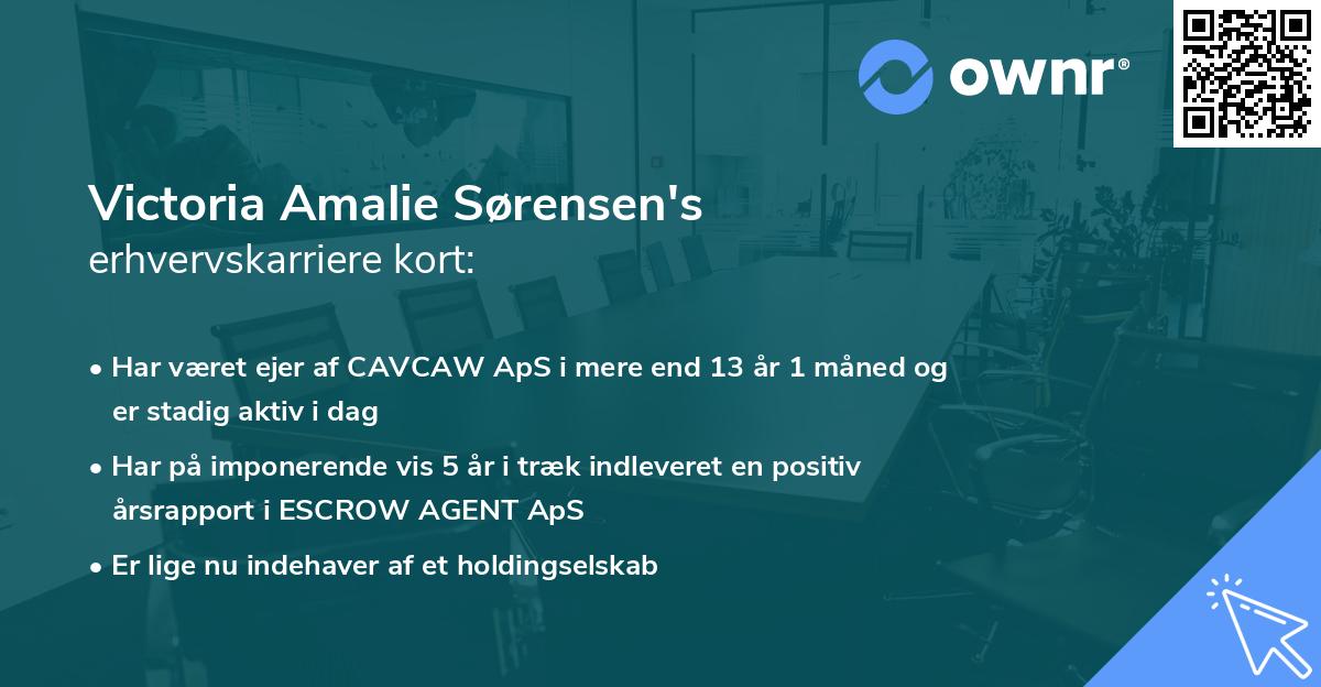 Victoria Amalie Sørensen's erhvervskarriere kort