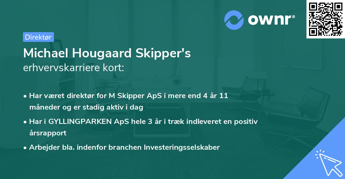 Michael Hougaard Skipper's erhvervskarriere kort