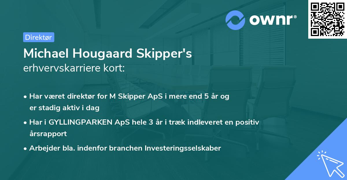 Michael Hougaard Skipper's erhvervskarriere kort