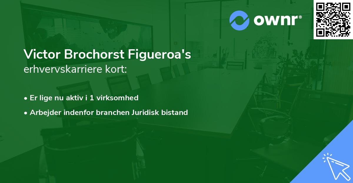 Victor Brochorst Figueroa's erhvervskarriere kort